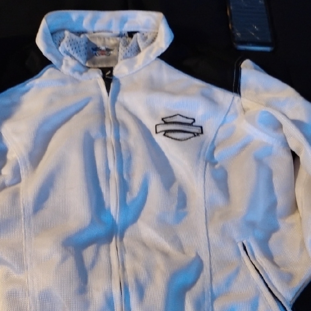Harley-Davidson Black and White Mesh Jacket